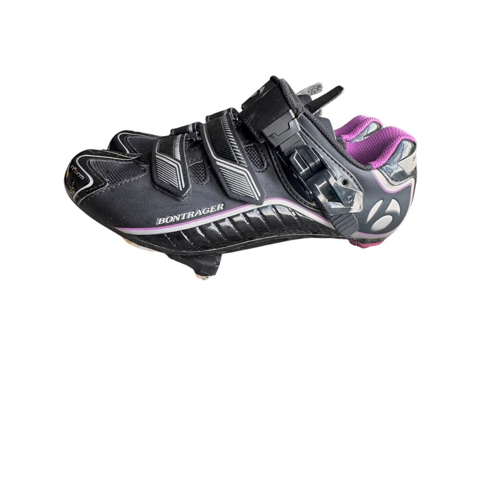 Bontrager Race DLX WSD Women’s Road Cycling Shoes Black Purple Size 6.5